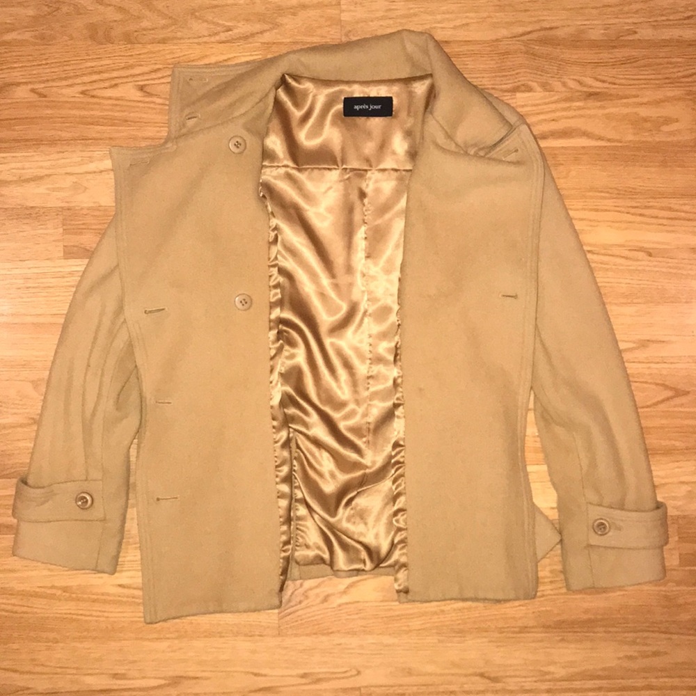 Apres Jour Tan Retro Peacoat